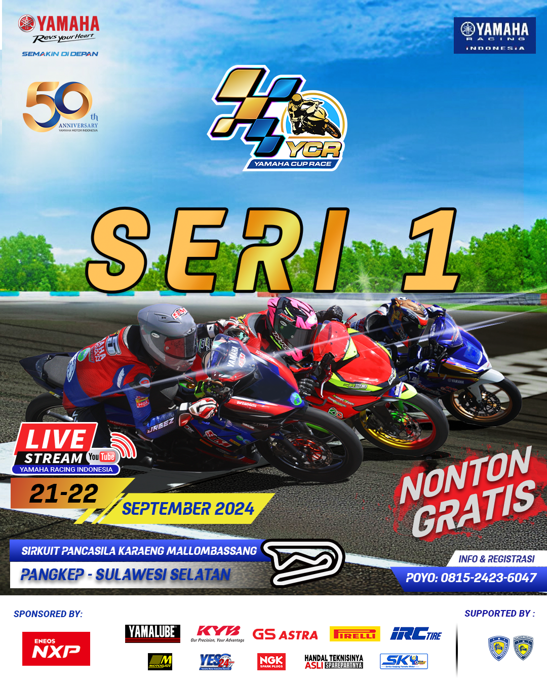 Foto: Yamaha Cup Race Kembali Digelar, Balapan Legendaris Eksis Lebih Dari 3 Dekade | Pifa Net