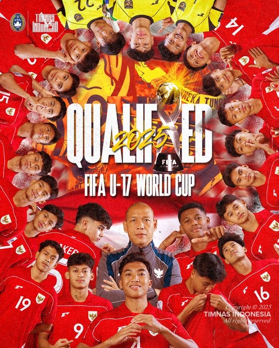 Foto: Timnas U-17 Lolos ke Perempat Final Piala Asia dan Amankan Tiket ke Piala Dunia U-17 2025 | Pifa Net
