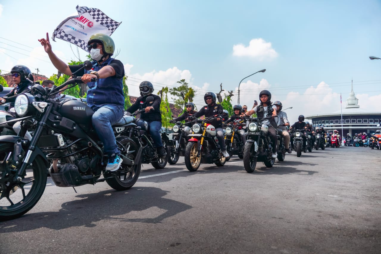 Foto: Semakin Jadi Pusat Perhatian, XSR 155 Riders Union Meriahkan Gelaran Kustomfest 2024 | Pifa Net