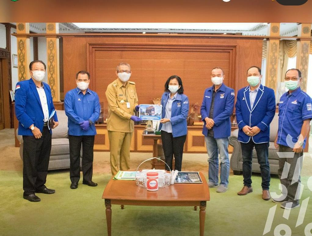 Foto: Silahturahmi dan Sampaikan Informasi, DPD Partai Demokrat Kalbar Kunjungi Gubernur Kalbar | Pifa Net
