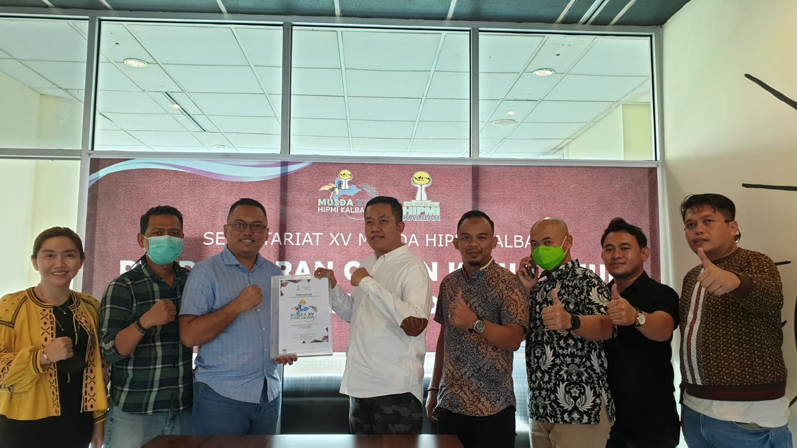 Foto: Maju Jadi Calon Ketua Umum HIPMI Kalbar, Qadhafy Janji Akan Bantu Pemda Kalbar Bangun Sektor Ekonomi | Pifa Net