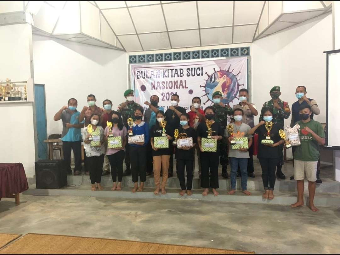 Foto: Satgas Pamtas Yonif Mekanis 643/Wns Dukung Kegiatan BKSN di Perbatasan: Peningkatkan Keimanan & Ketakwaan | Pifa Net