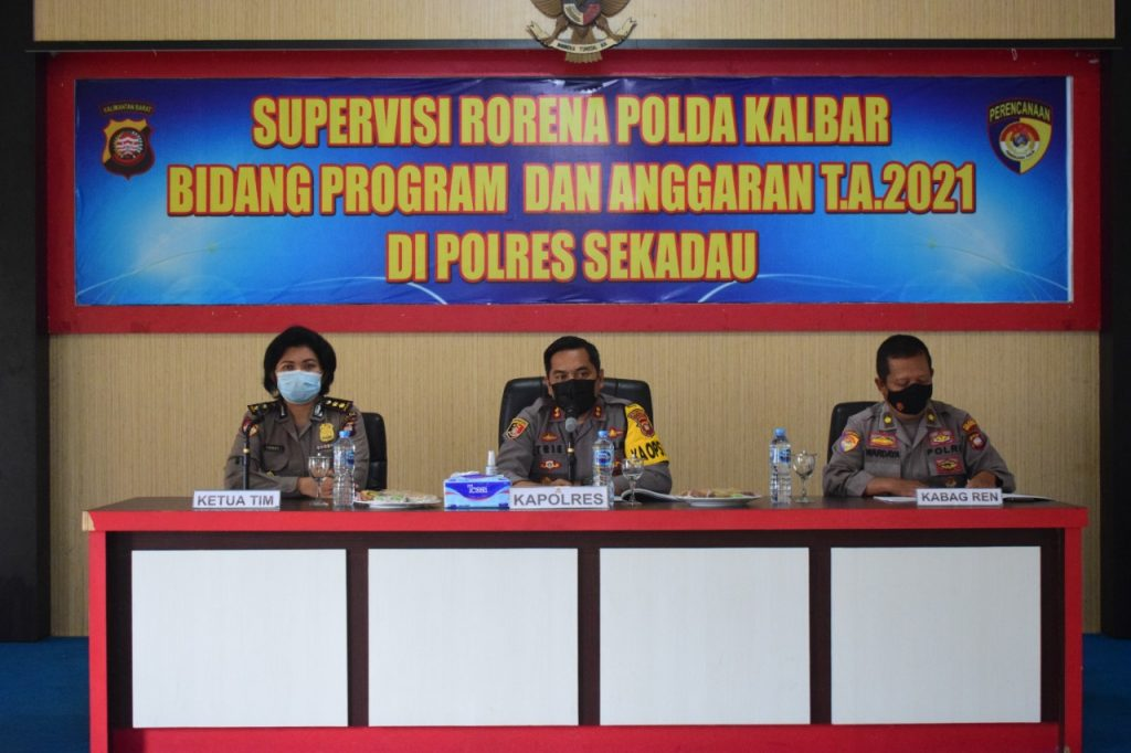 Foto: Polda Kalbar Selenggarakan Supervisi Bidang Program dan Anggaran di Polres Sekadau T.A. 2021 | Pifa Net