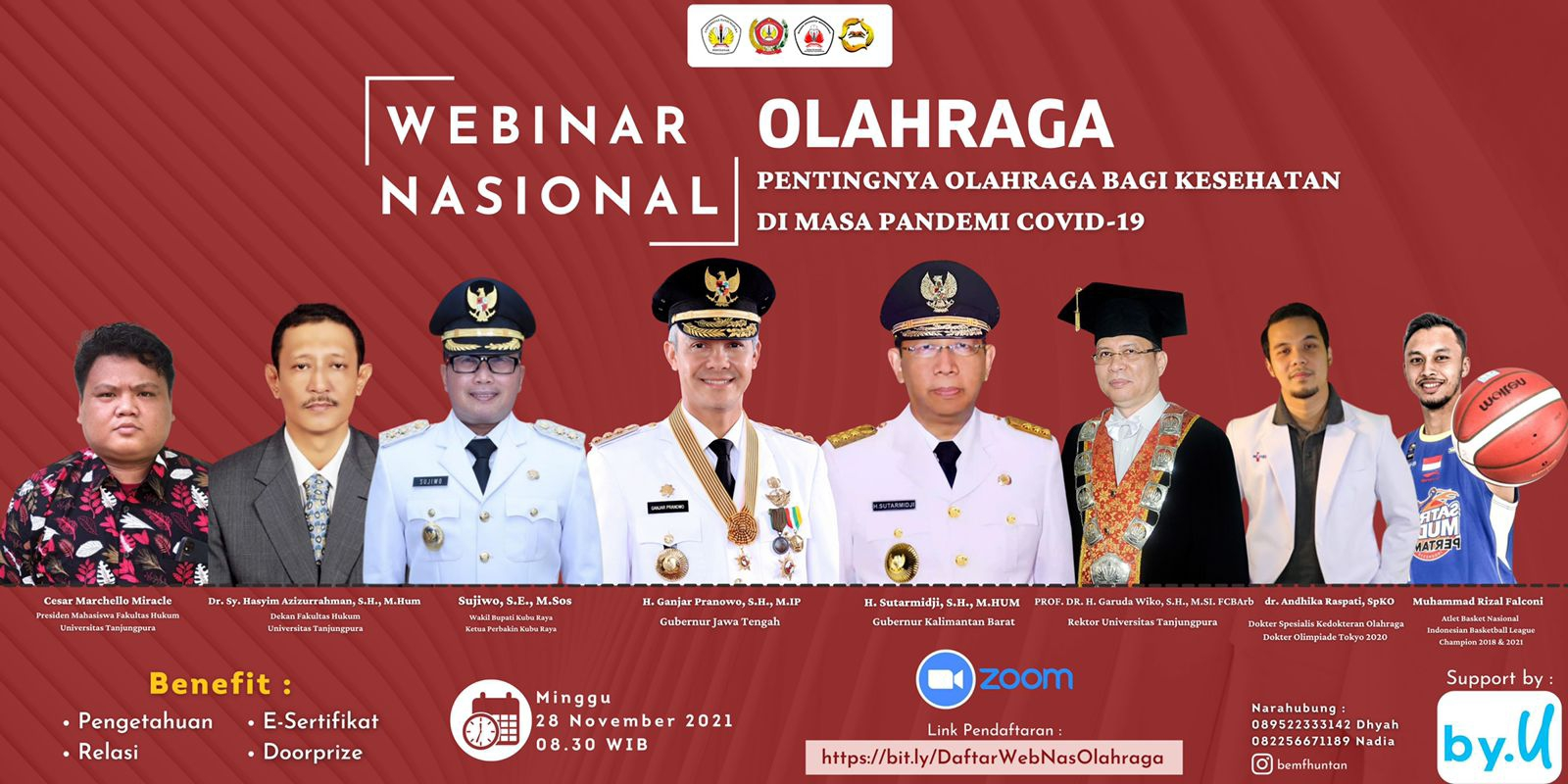 Foto: BEM Fakultas Hukum Untan Gelar Webinar Nasional Olahraga | Pifa Net