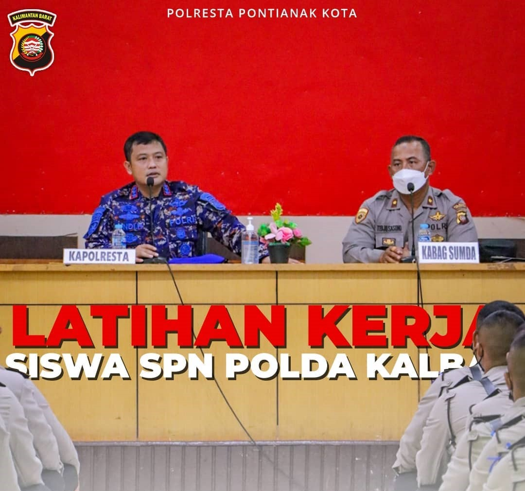 Foto: 200 Siswa SPN Polda Kalbar Ikut Latja Bersama Polresta Pontianak Kota | Pifa Net