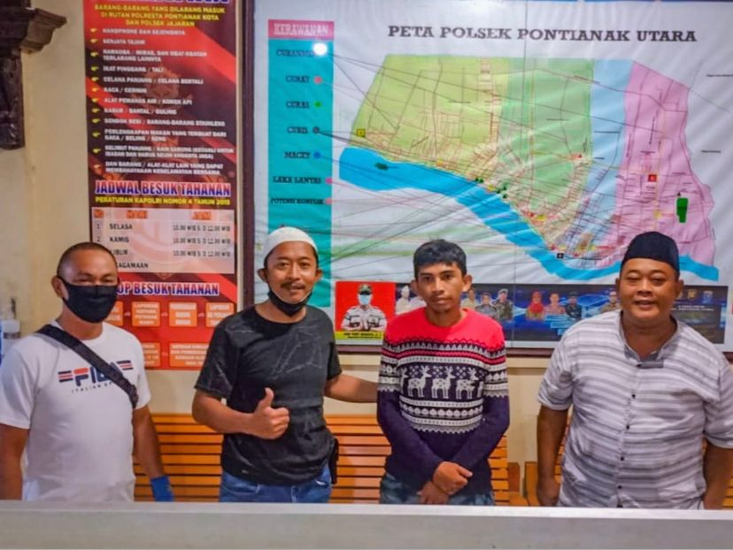 Foto: Polsek Pontianak Utara Ringkus Pelaku Pemerasan di Jalan Parit Pangeran | Pifa Net
