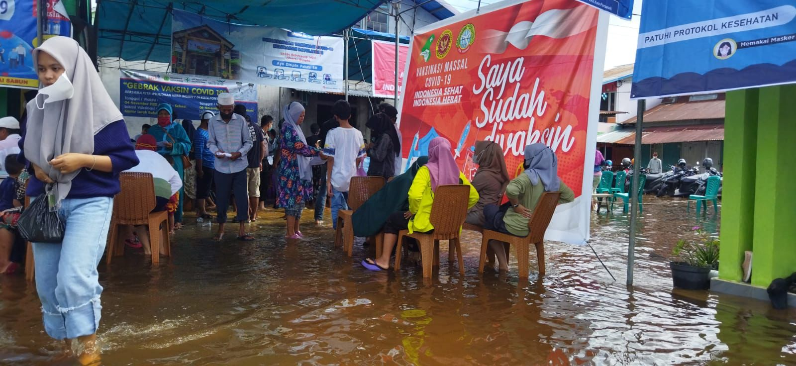 Foto: Percepat Herd Immunity, BINDA Kalbar Gelar Vaksinasi Masal Jelang Nataru | Pifa Net