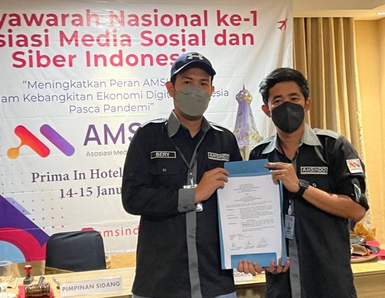 Foto: Terpilih Secara Aklamasi, Andrie Afrizal Saputra Jabat Ketua Umum AMSINDO | Pifa Net