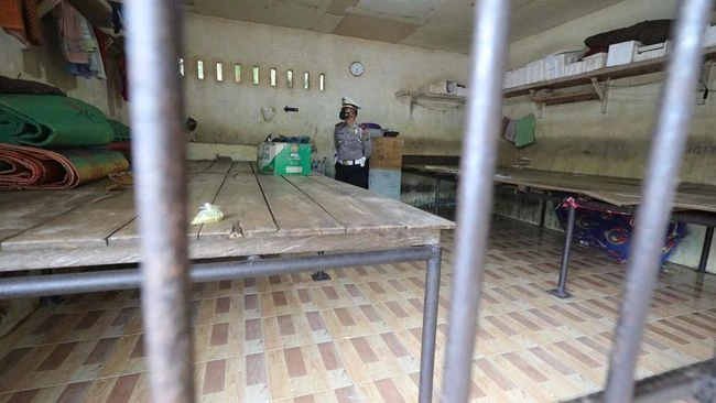 Kerangkeng di Rumah Bupati Langkat, Foto: Antara/Oman