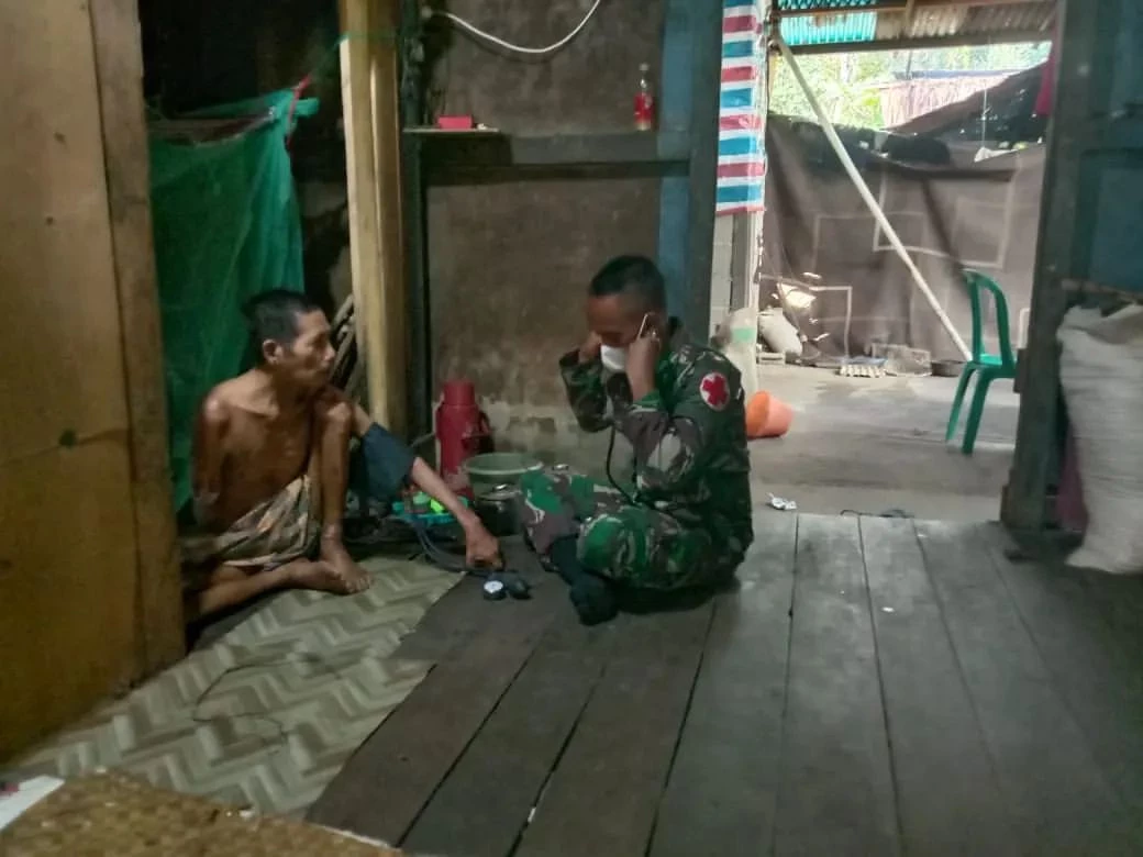 Foto: Instagram Satgas Pamtas @yonif_mekanis643wanarasakti