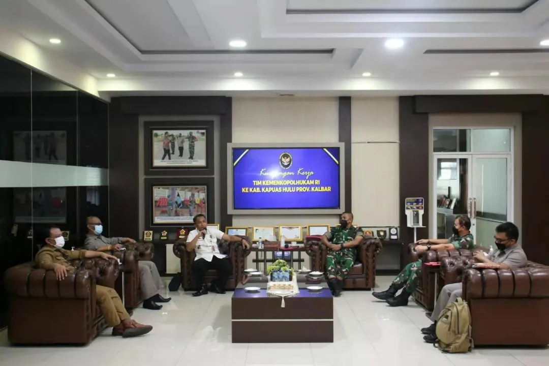 Foto: Kapoksahli Pangdam XII/Tpr Terima Kunjungan Tim Kemenkopolhukam RI | Pifa Net