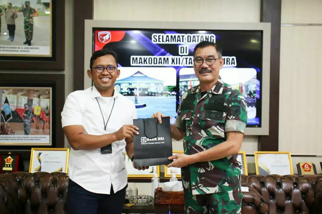 Foto: Perkuat Kerja Sama, Pangdam XII/Tpr Terima Kunjungan Kepala BRI Cabang Pontianak | Pifa Net