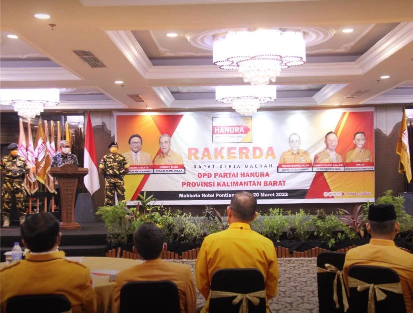 Foto: Gubernur Kalbar Resmi Tutup Rakerda DPD Hanura Kalbar  | Pifa Net