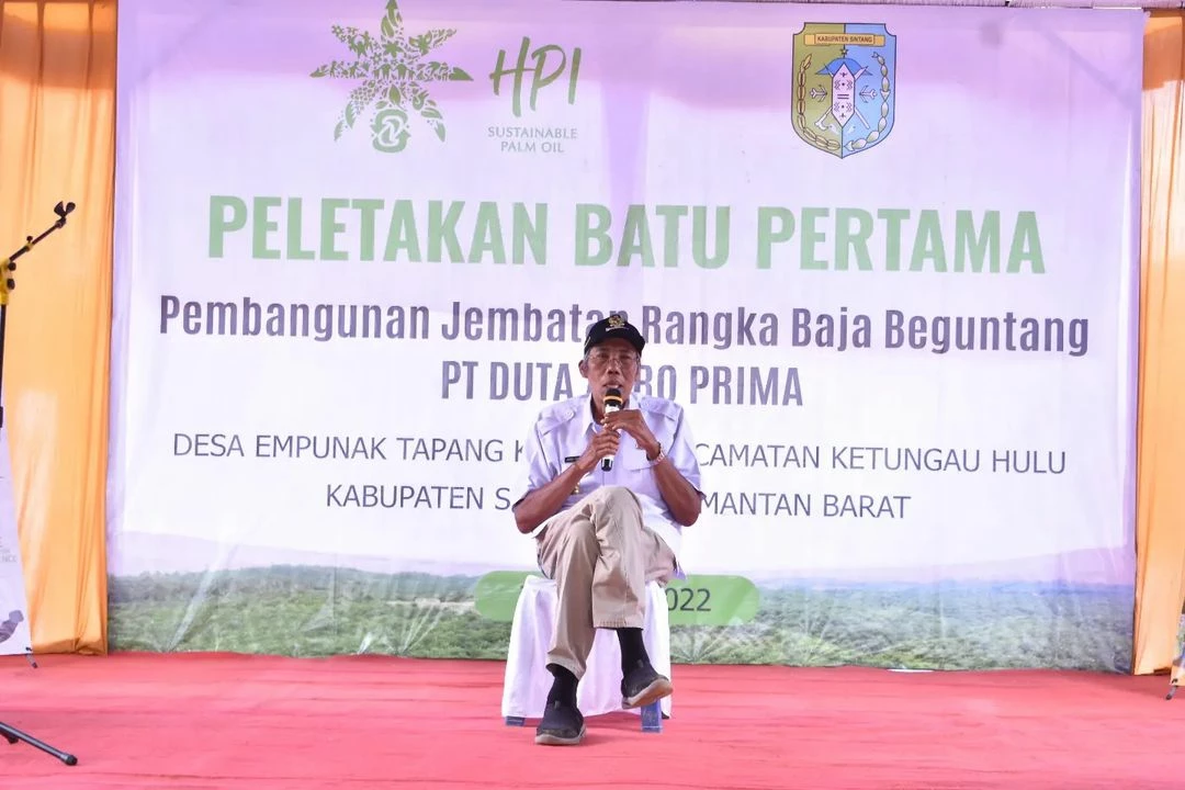 Foto: Jembatan Ketungau IV Sintang Dibangun dengan Program CSR HPI Agro Grup | Pifa Net