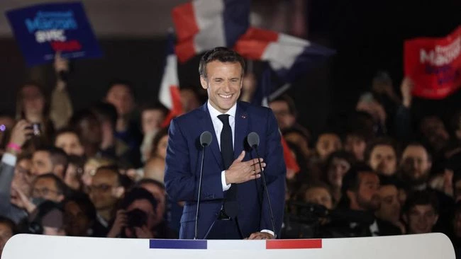 Foto: Sah! Emmanuel Macron Kembali Terpilih Jadi Presiden Prancis | Pifa Net