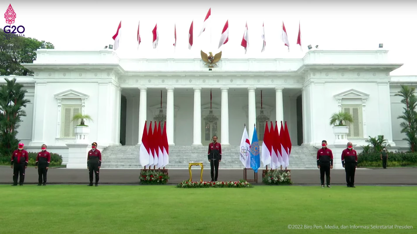 Foto: Presiden Jokowi Lepas Kontingen Indonesia ke SEA Games 2021 Vietnam | Pifa Net