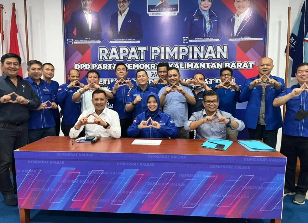 Foto: Partai Demokrat Umumkan Nama 14 Ketua DPC Kabupaten Kota di Kalbar | Pifa Net