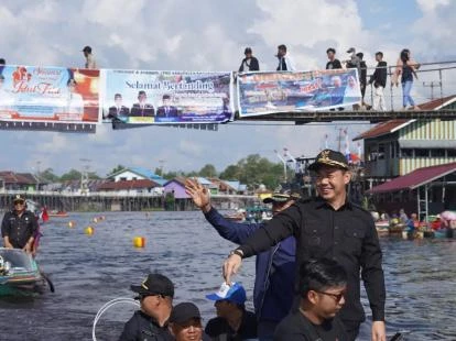 Foto: Bupati Kapuas Hulu Sampaikan Lomba Sampan Bidar Adalah Ajang Silahturahmi | Pifa Net