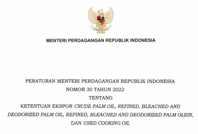 Foto: Terbitkan Ketentuan Ekspor CPO, Mendag Tegaskan Kebutuhan Dalam Negeri Jadi Prioritas | Pifa Net