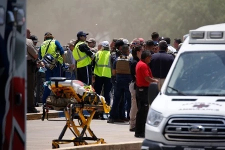 Foto: Penembakan Massal di Sekolah Dasar di Texas, AS, 18 Anak-anak Tewas di Tempat | Pifa Net