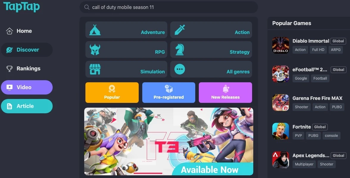 Foto: Cari Game Mobile Tapi Nggak Ada di Platform Resmi? TapTap Jadi Solusi! | Pifa Net