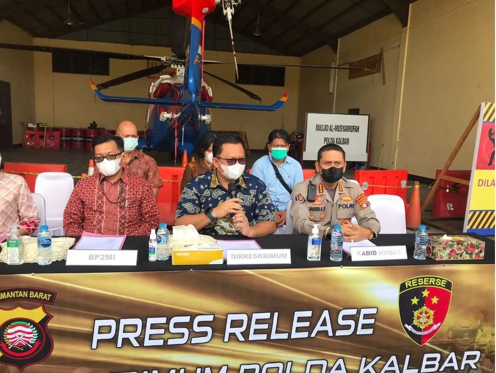 Foto: Polda Kalbar Ungkap Tindak Pidana Penempatan Pekerja Migran Indonesia | Pifa Net