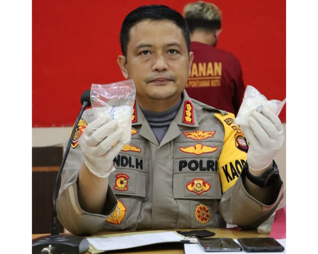 Foto: Polresta Pontianak Berhasil Amankan Pengedar Sabu Antar Provinsi | Pifa Net