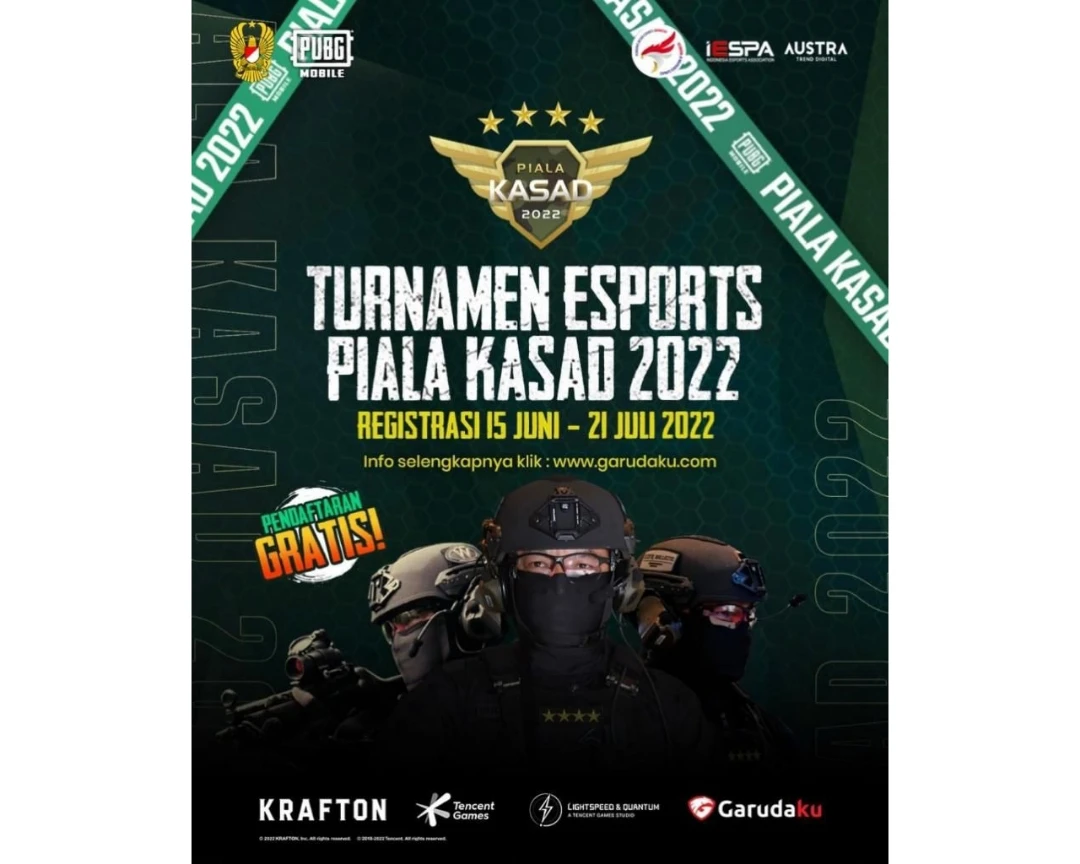 Foto: Ikuti Turnamen Esports Piala Kasad 2022! Total Hadiah Rp 304 Juta, Ini Syarat & Ketentuan Pendaftarannya | Pifa Net