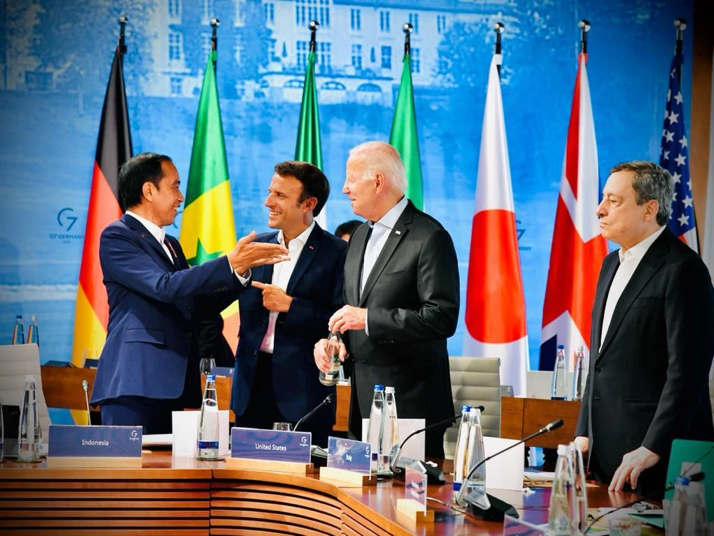 Foto: Hadiri KTT di Jerman, Presiden Jokowi Dorong Negara G7 Investasi Sektor Energi Bersih di Indonesia | Pifa Net