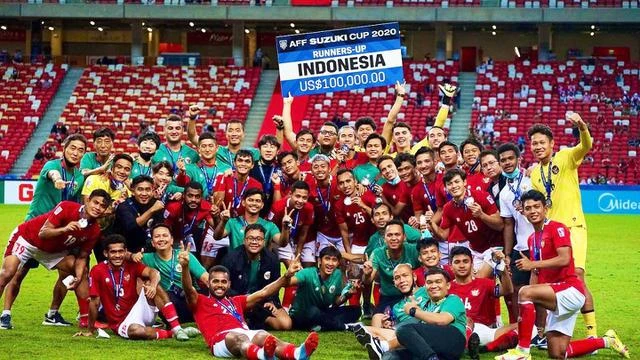 Timnas Indonesia saat Runner-up AFF 2022. Foto: Dok. PSSI