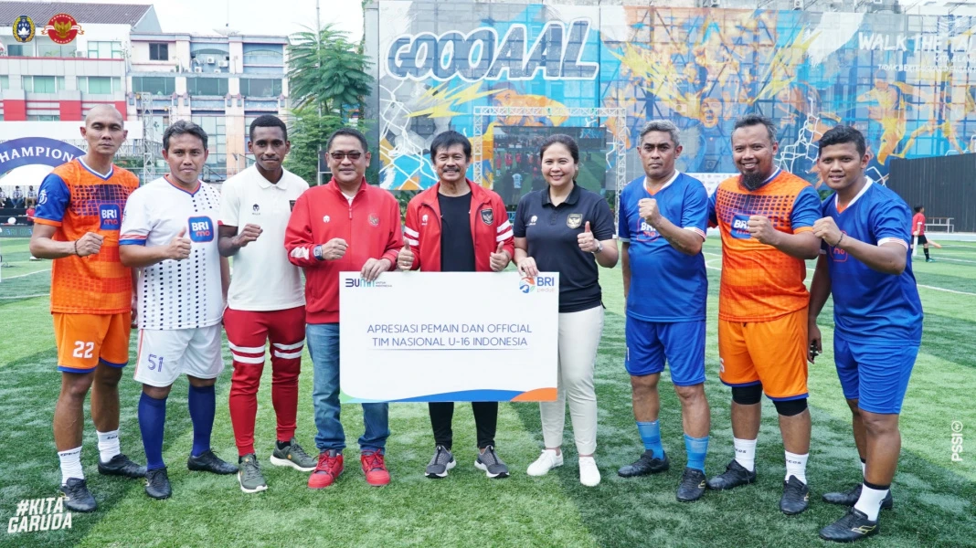 Foto: Juara AFF 2022, Bank BRI Berikan Apresiasi dan Bonus Rp 1 Miliar untuk Timnas U-16 Indonesia | Pifa Net