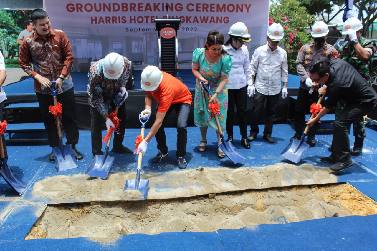 Groundbreaking Ceremony HARRIS Hotel Singkawang, Rabu (21/9/2022). (Foto: Dok. HARRIS)