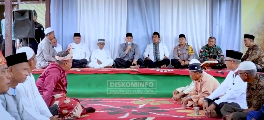 Pelaksanaan Robo-Robo di Kecamatan Kubu, Kabupaten Kubu Raya. (Foto: Dok. Diskominfo Kubu Raya)