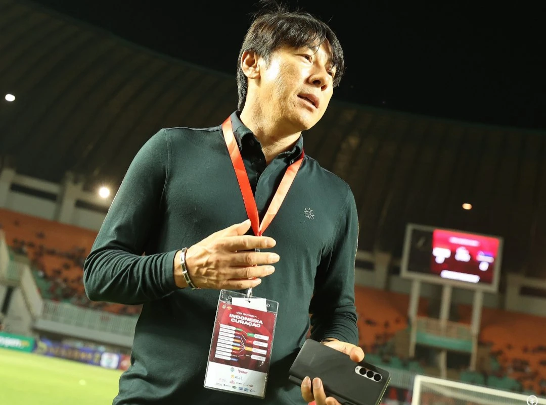 Foto: 2 Kali Kalahkan Rank 84 FIFA, Shin Tae-yong: Kemenangan yang Sangat Luar Biasa! | Pifa Net