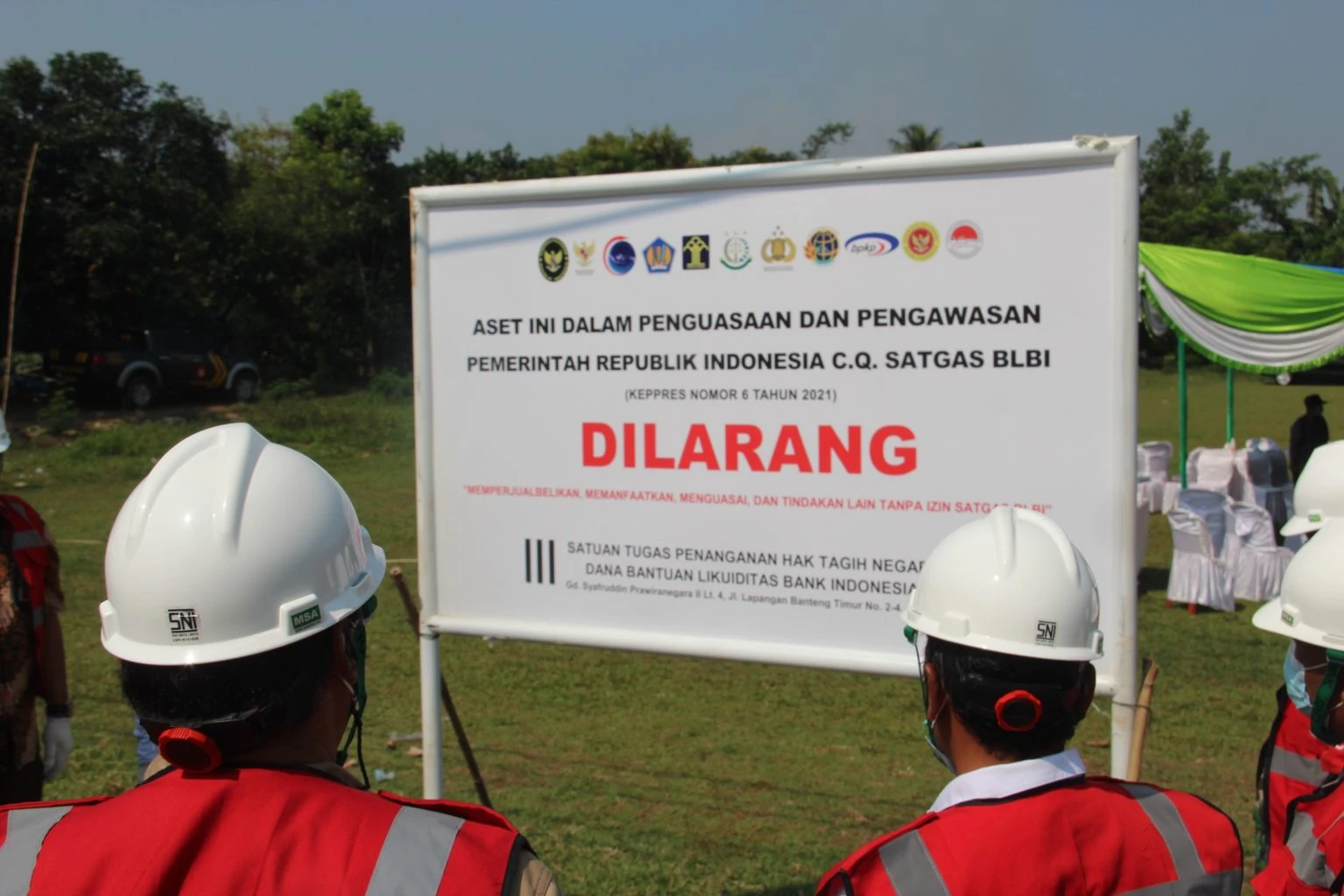 Foto: Satgas BLBI Sita Aset Obligor PT BPSP Milik Trijono Gondokusumo | Pifa Net