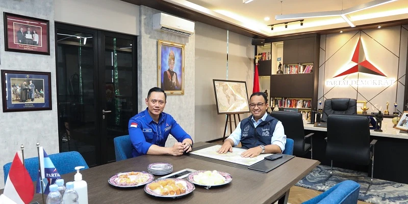 Foto: Ungkap Kans Jadi Cawapres Anies, AHY: Kalau Itu Baik dan Harapan Rakyat, Amini Saja | Pifa Net