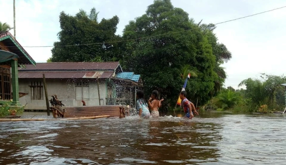 Kondisi banjir di Kabupaten Ketapang. (Foto: Dok. BPBD Ketapang)