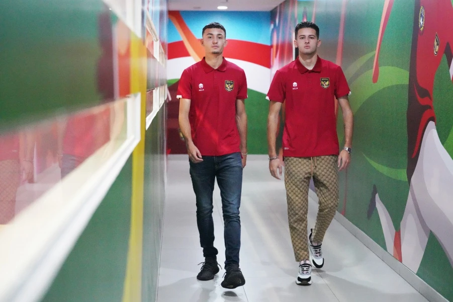 Ivar Jenner dan Justin Hubner mengikuti TC di Turki. (Foto: Dok. PSSI)