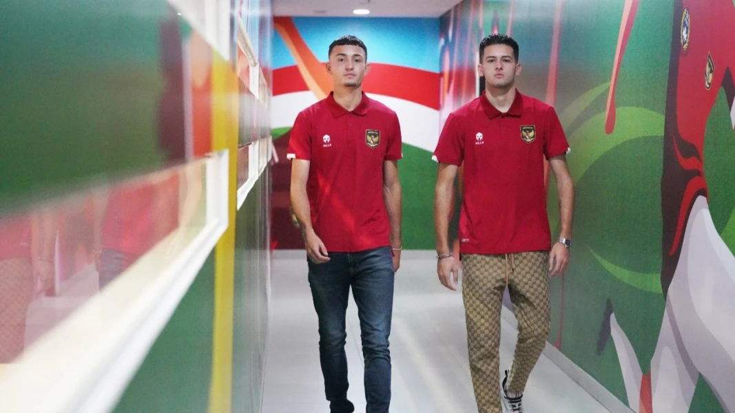Foto: Ivar Jenner dan Justin Hubner Jalani Debut Bersama Timnas U-20 Indonesia di TC Turki | Pifa Net