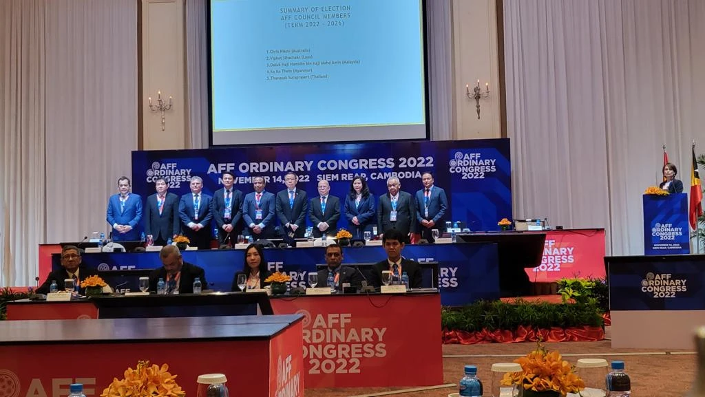 Kongres AFF di Siem Reap, Kamboja, pada Senin (14/11/2022)