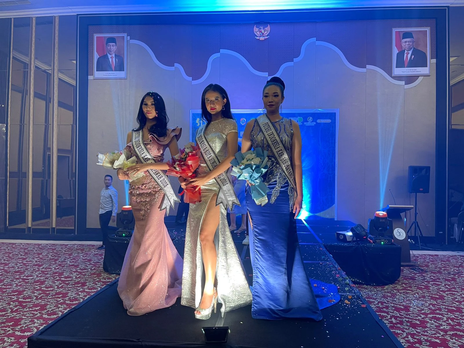 3 Finalis Puteri Indonesia dari wakil Singkawang, Mempawah, dan Bengkayang yang terpilih. (Foto: Dok. PIFA/Riza Pratiko)