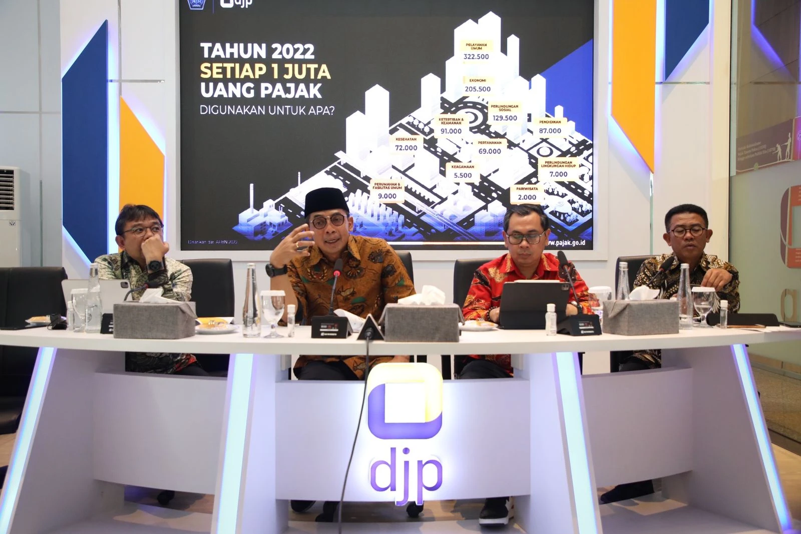 Direktorat Jenderal pajak (DJP) saat melakukan media briefing untuk memberikan informasi perpajakan terkini kepada awak media. (Foto: Istimewa)