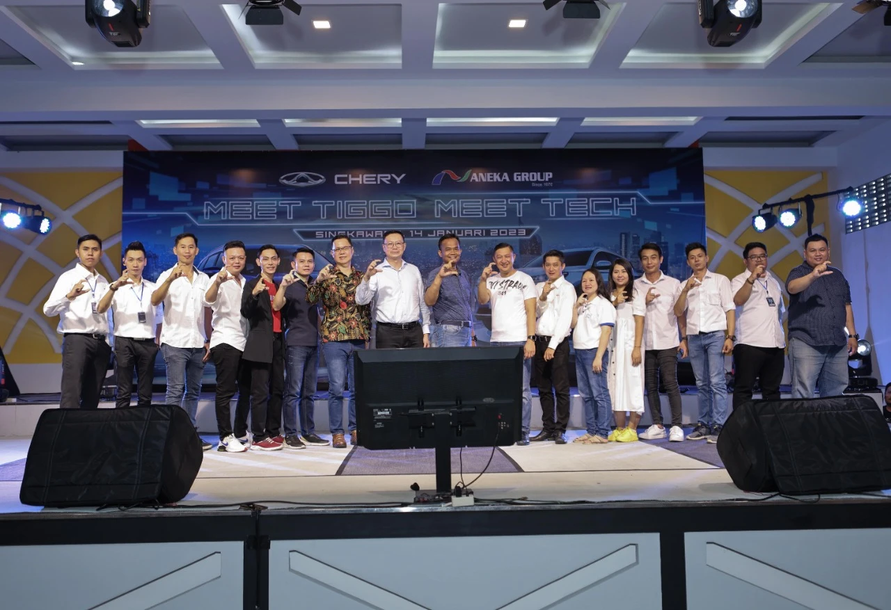 Gelaran Meet Tiggo Meet Tech Chery Indonesia di gedung Pavilon 78 Kota Singkawang, pada Sabtu (1412023). (Foto: Dok. Chery Indonesia)