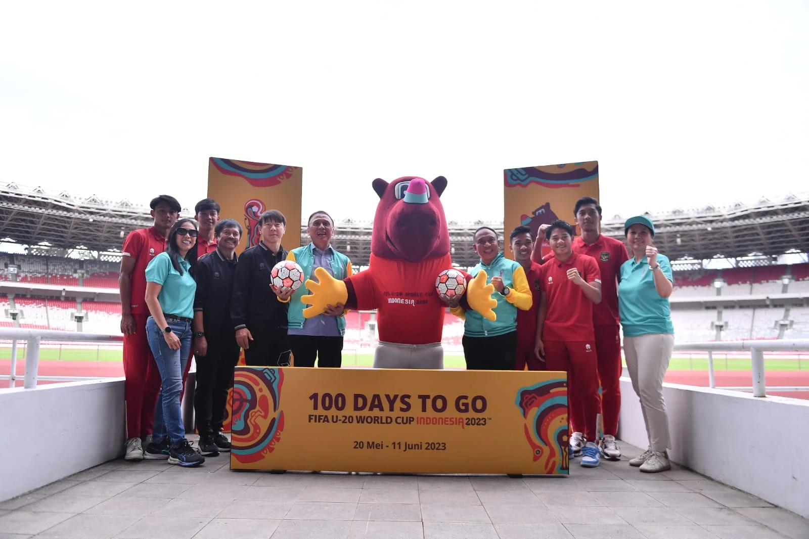 Foto: Indonesia Sambut 100 Hari Menuju Gelaran Piala Dunia FIFA U-20 Indonesia 2023™️ | Pifa Net