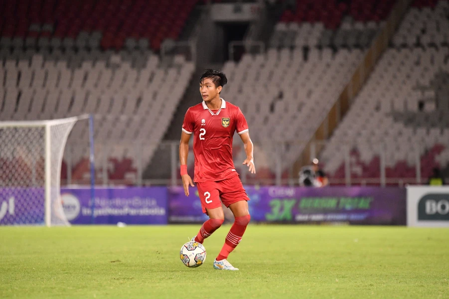 Foto: Sulthan Zaky Bangga Jadi Pemain Termuda Timnas di Piala AFC U-20 2023 | Pifa Net