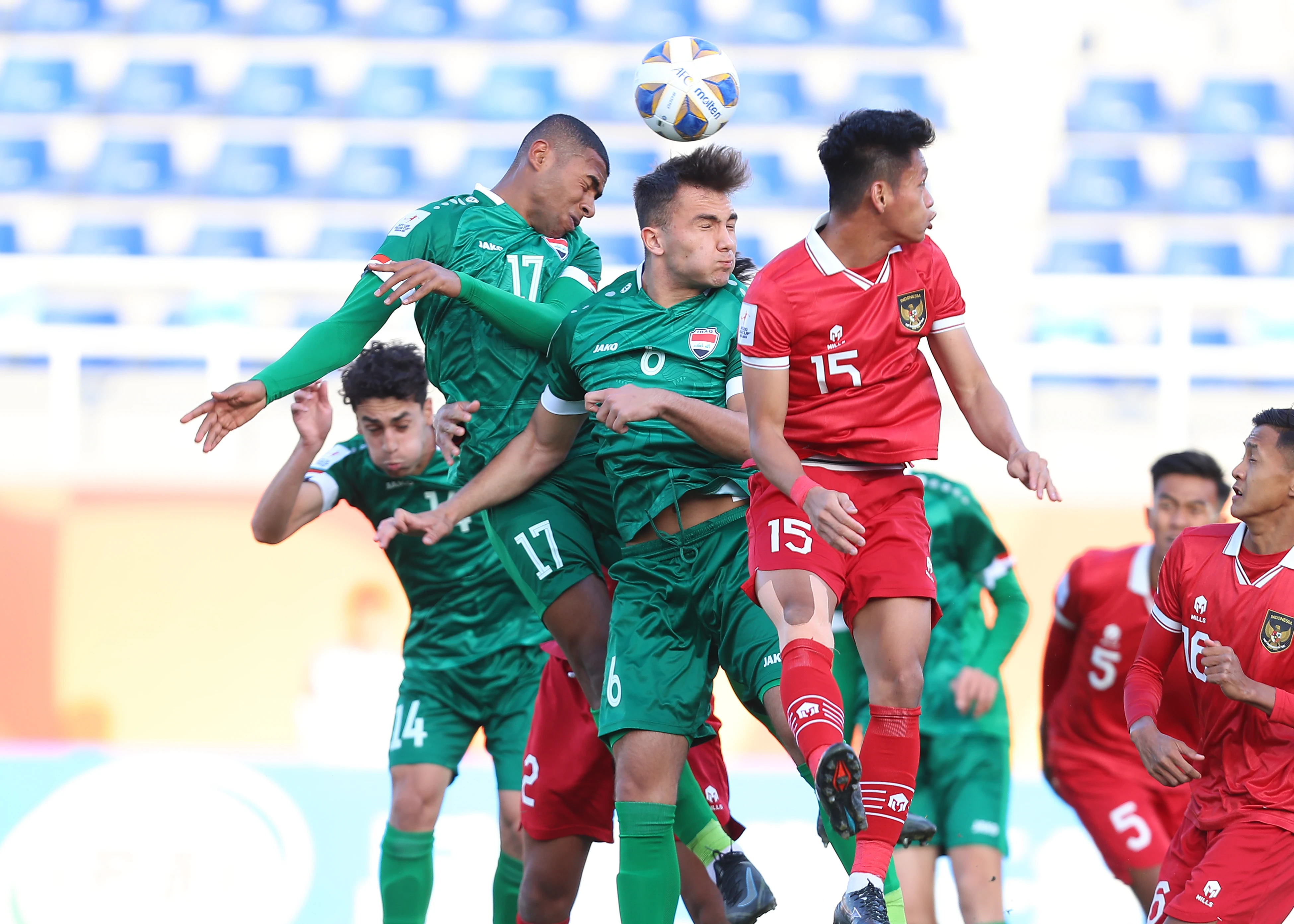 Potret pertandingan Timnas U-20 Indonesia vs U-20 Irak. (Dok. PSSI)
