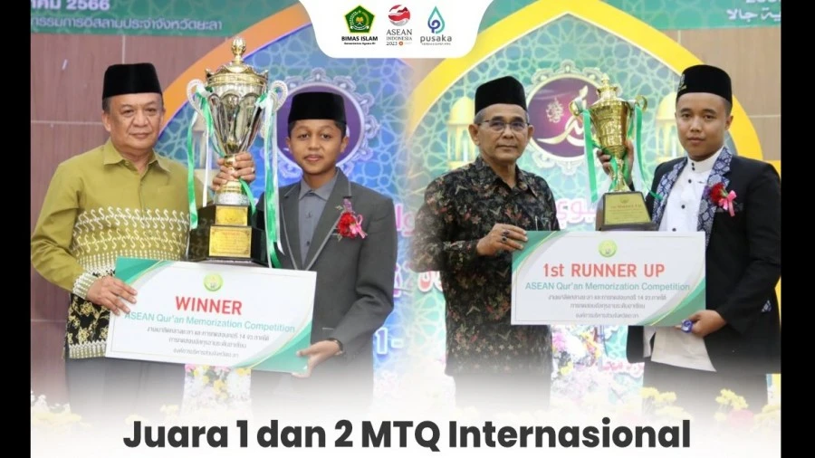 Foto: Dua Hafidz Indonesia Raih Juara MTQ Internasional di Thailand, Sabet Juara 1 dan 2! | Pifa Net