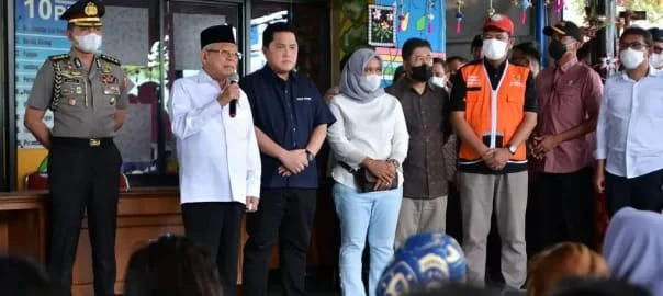 Foto: Ma'ruf Amin Minta Warga di Sekitaran Depo Pertamina Plumpang Direlokasi | Pifa Net