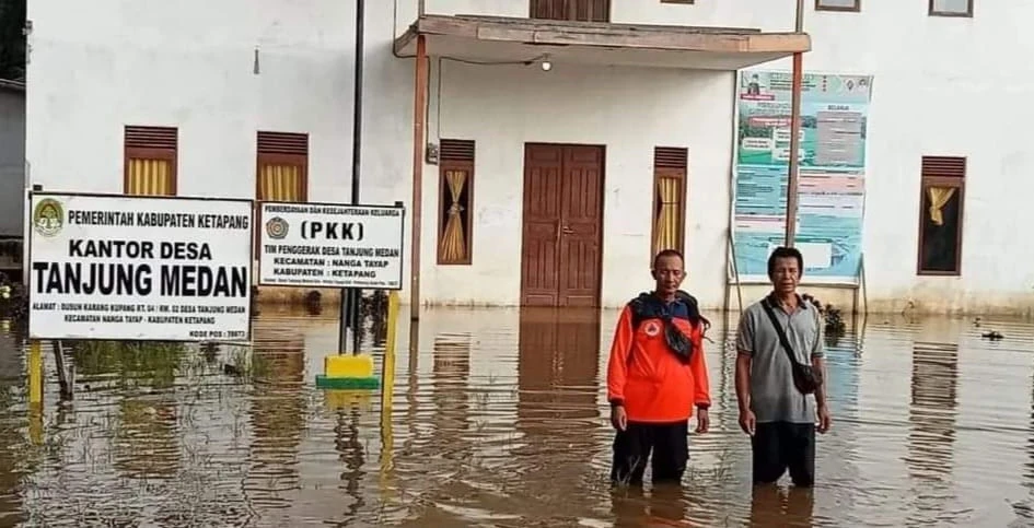 Kondisi banjir di Kabupaten Ketapang, Kalbar. (Dok. BPBD Ketapang)