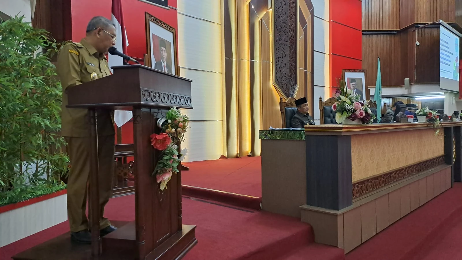 LKPJ Gubernur Kalbar Tahun Anggaran 2022, Senin (27/3/2023). (Dok. PIFA/Andrie P Putra)